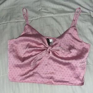 Satin crop top